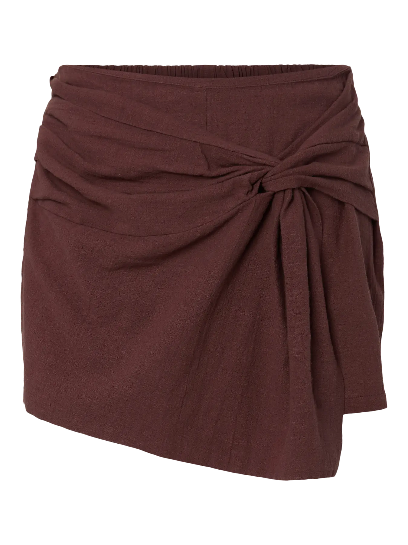 Agnes skort deep mahogany