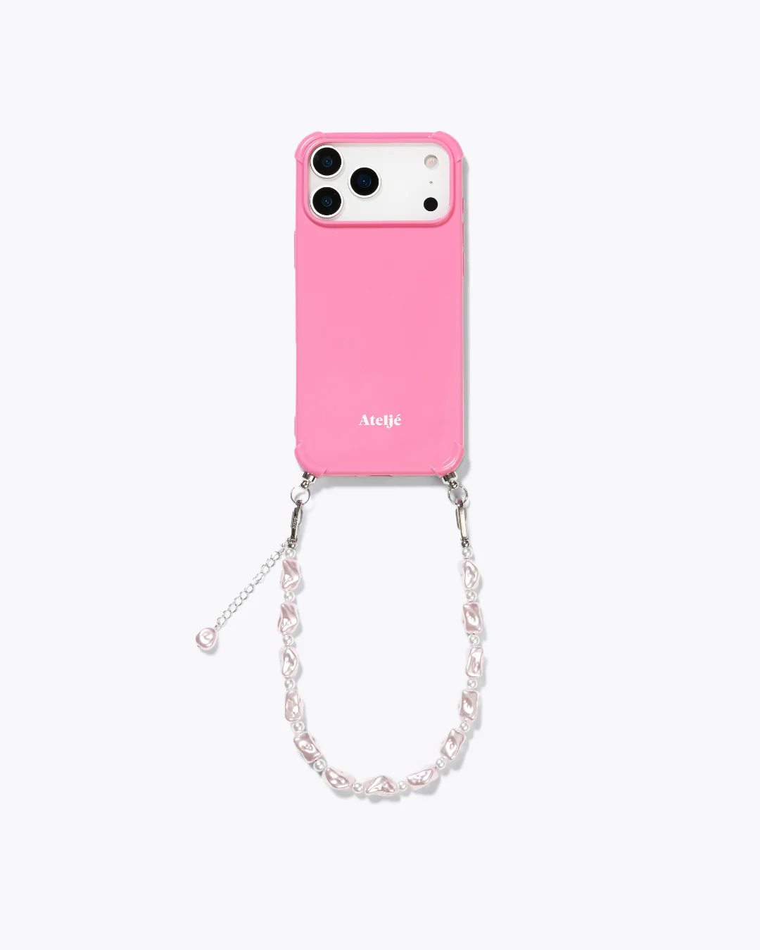 Atelje pink pearl cord silver - Image 7