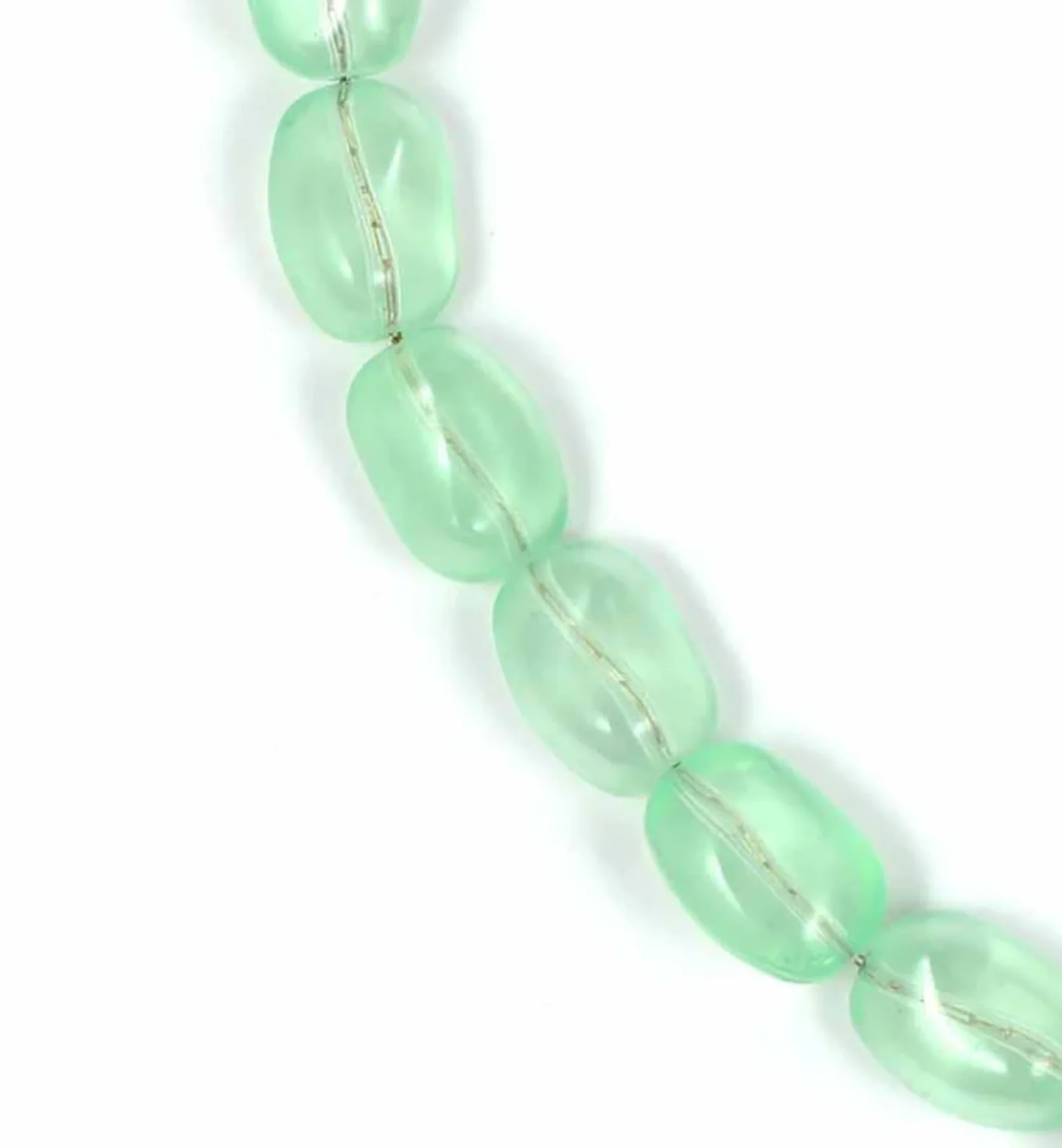By Jam grove transparante kralenketting mintgroen - Image 5