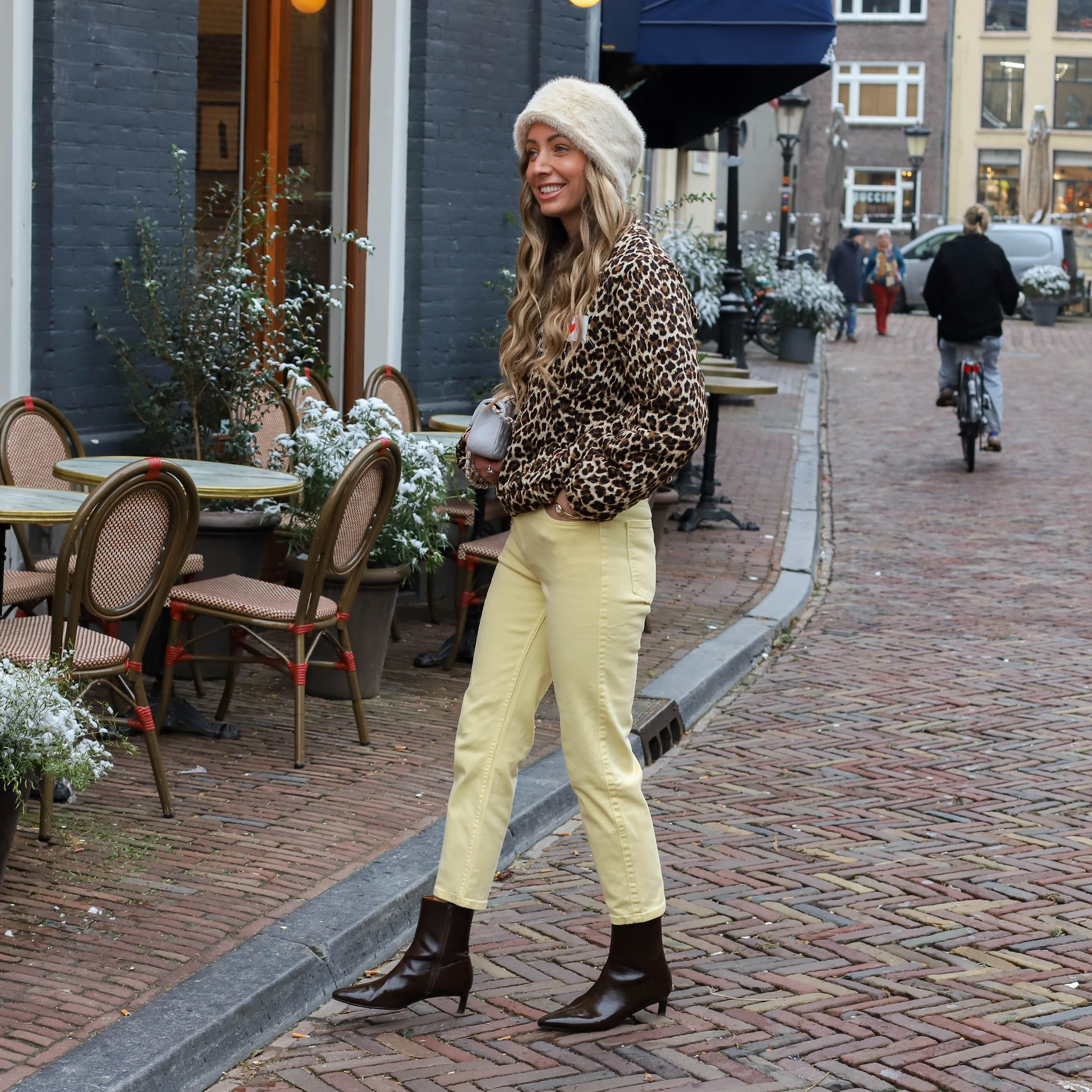 Denim jeans geel - Image 2