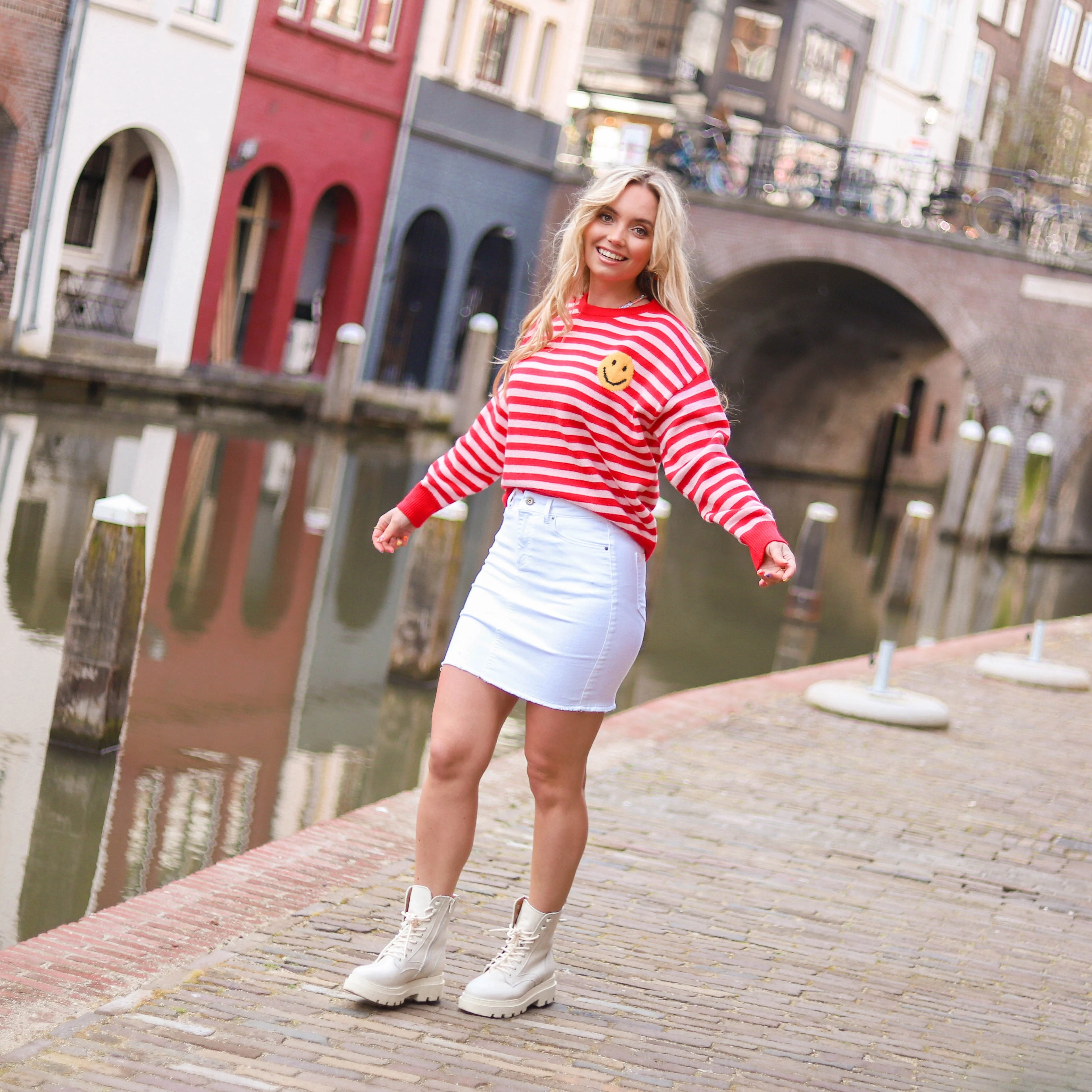 Denim rokje wit - Image 4