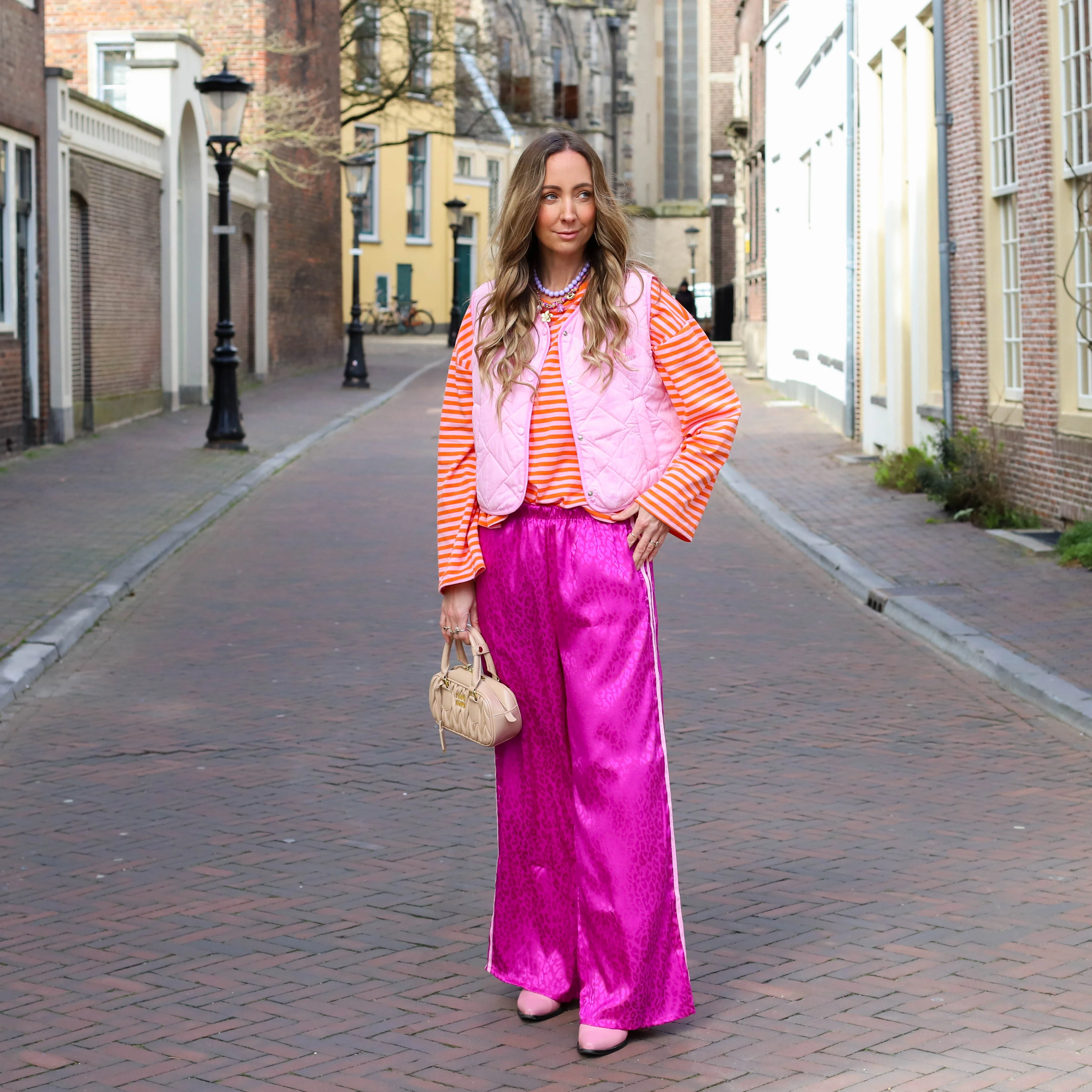 Gilet Amour roze - Image 3