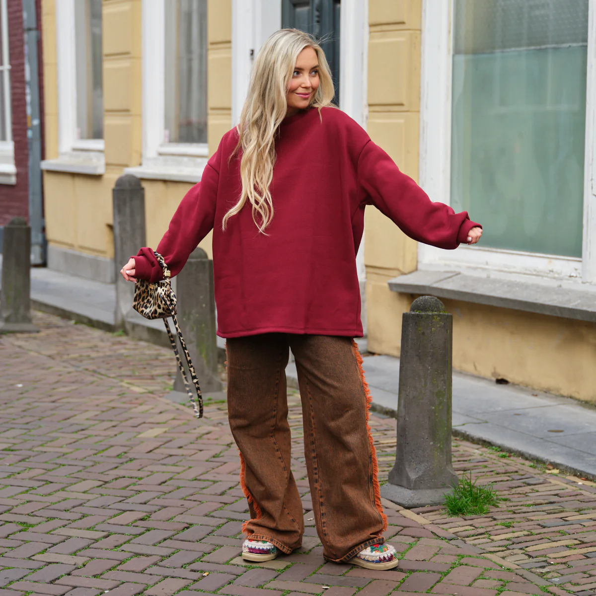Harper & Yve Charissa pants spiced orange - Image 15