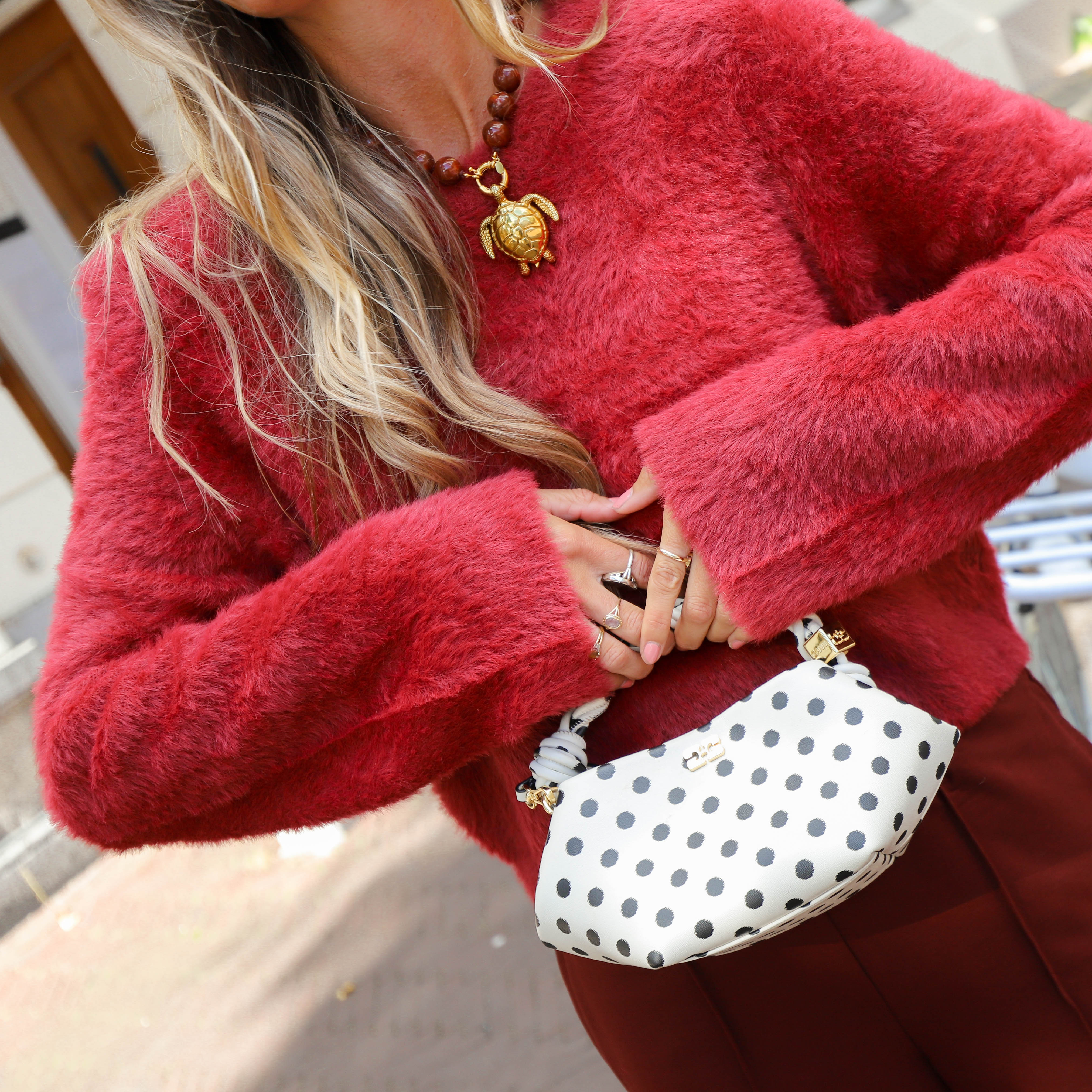 Harper & Yve Nina jumper ruby red - Image 6