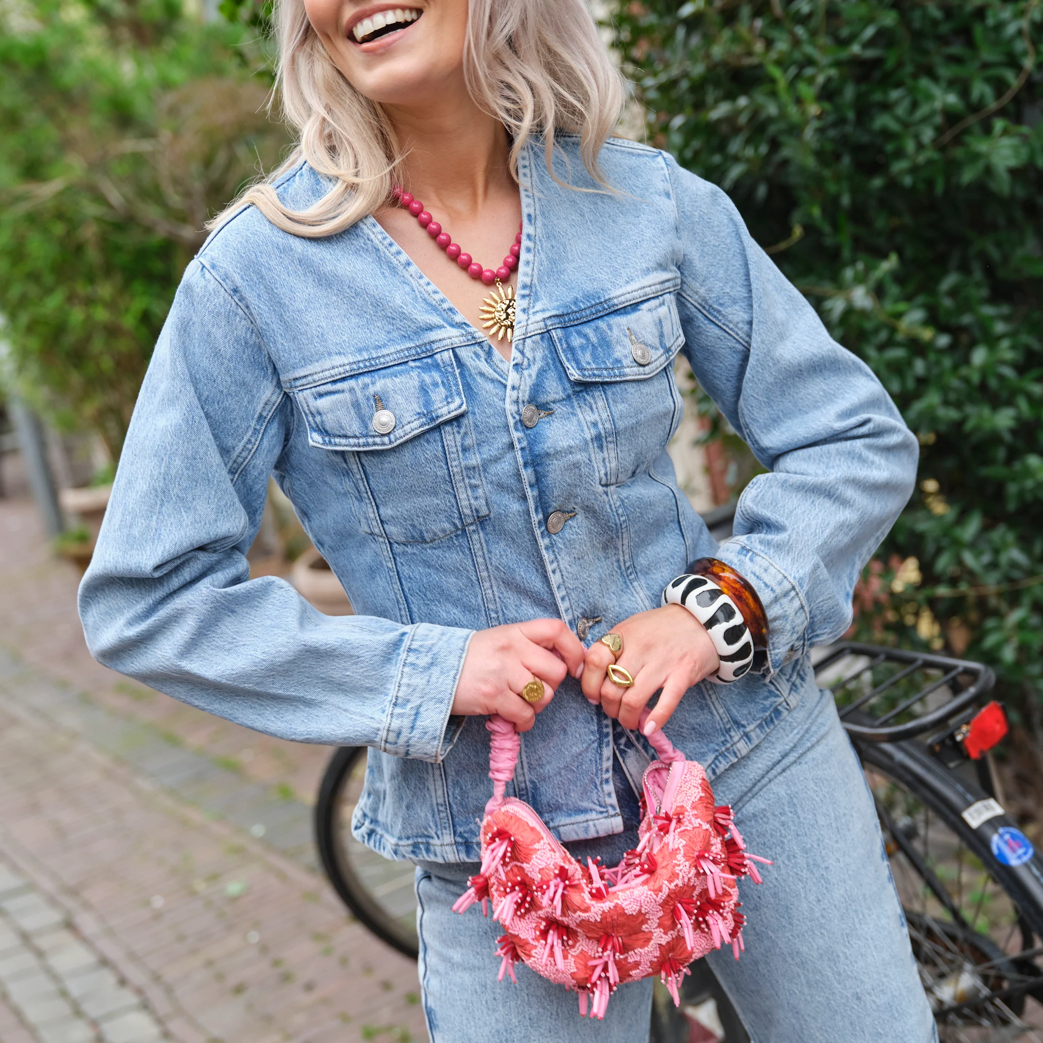 Jill denim jacket light blue - Image 4
