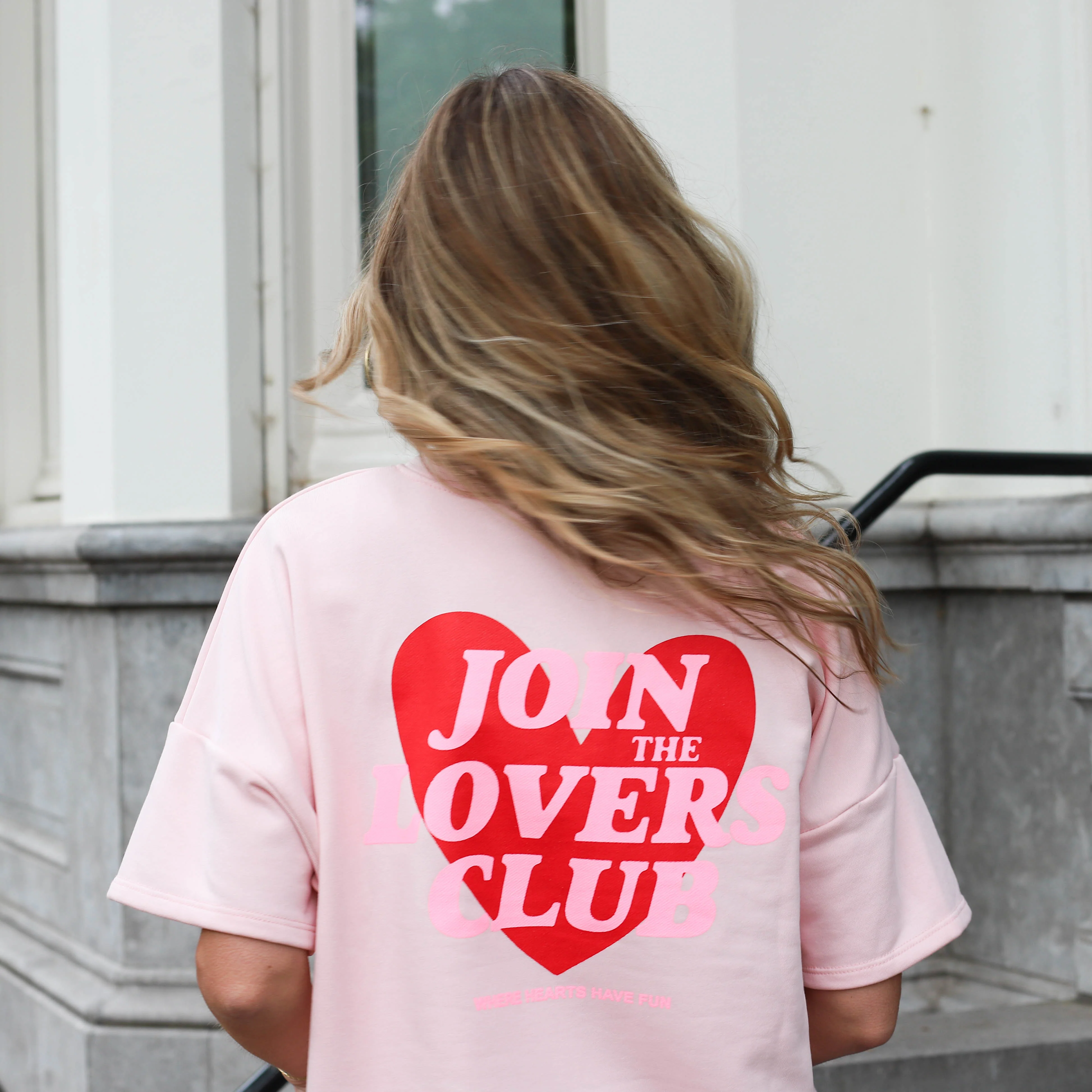 Join the lovers club sweater roze - Image 2