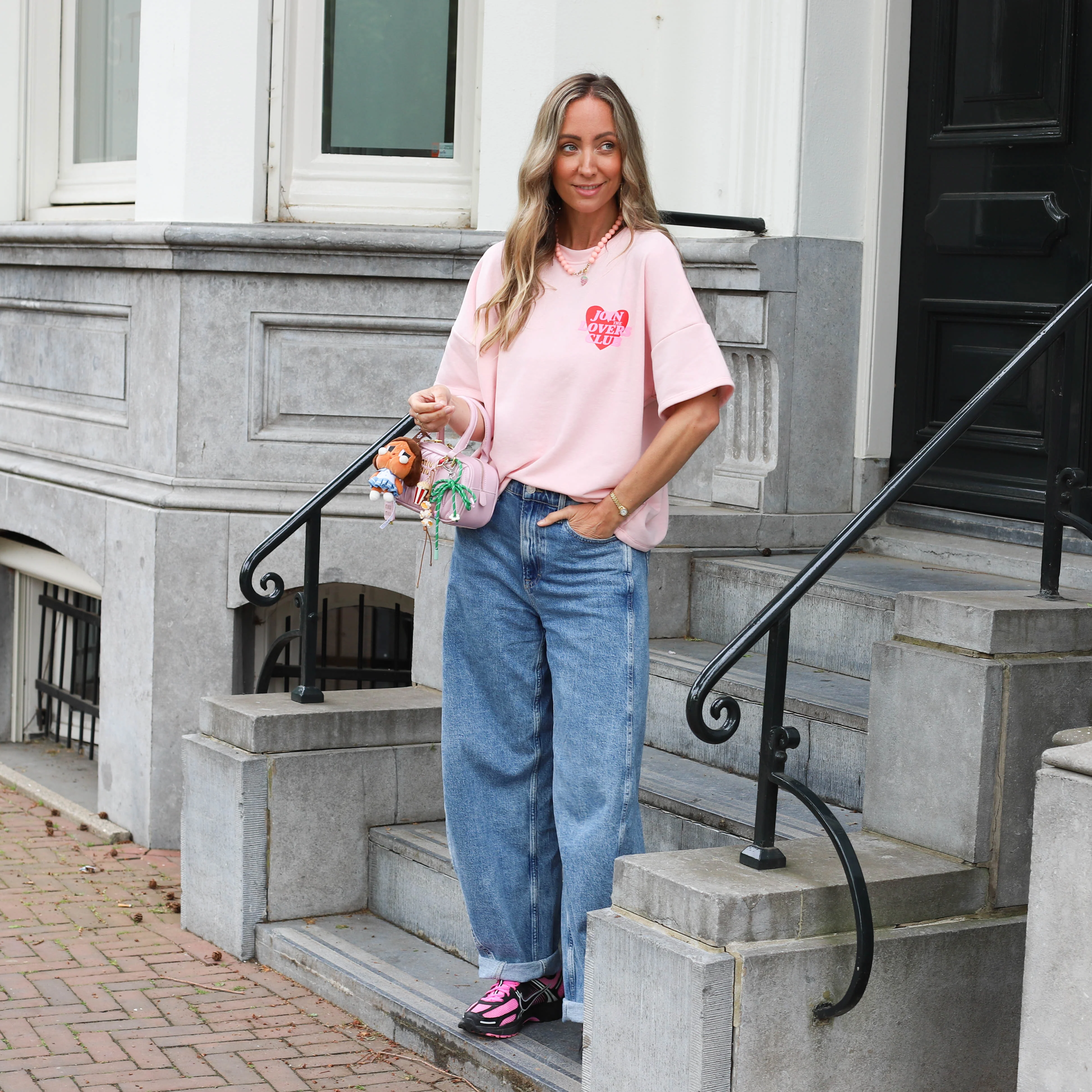 Join the lovers club sweater roze - Image 3
