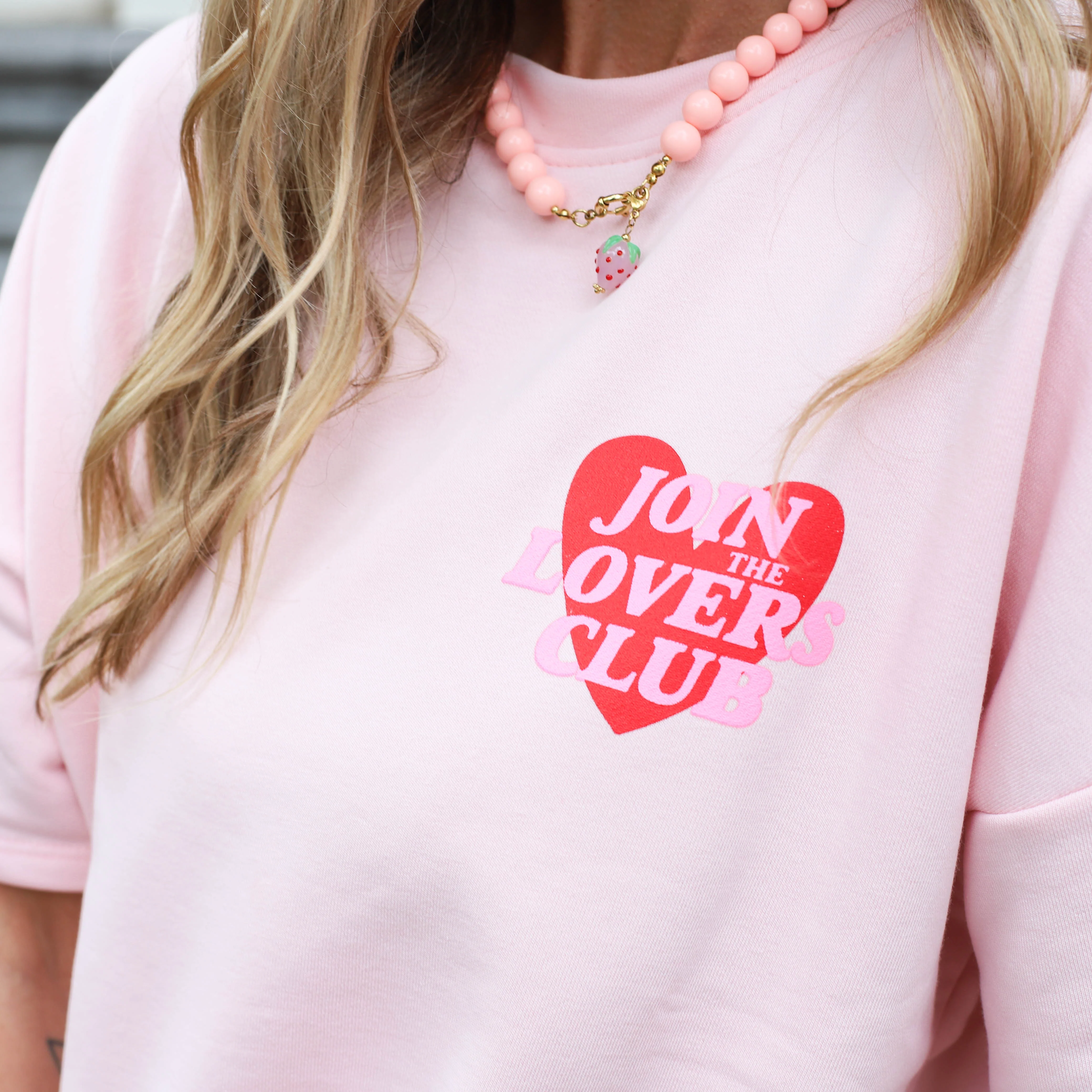 Join the lovers club sweater roze - Image 4