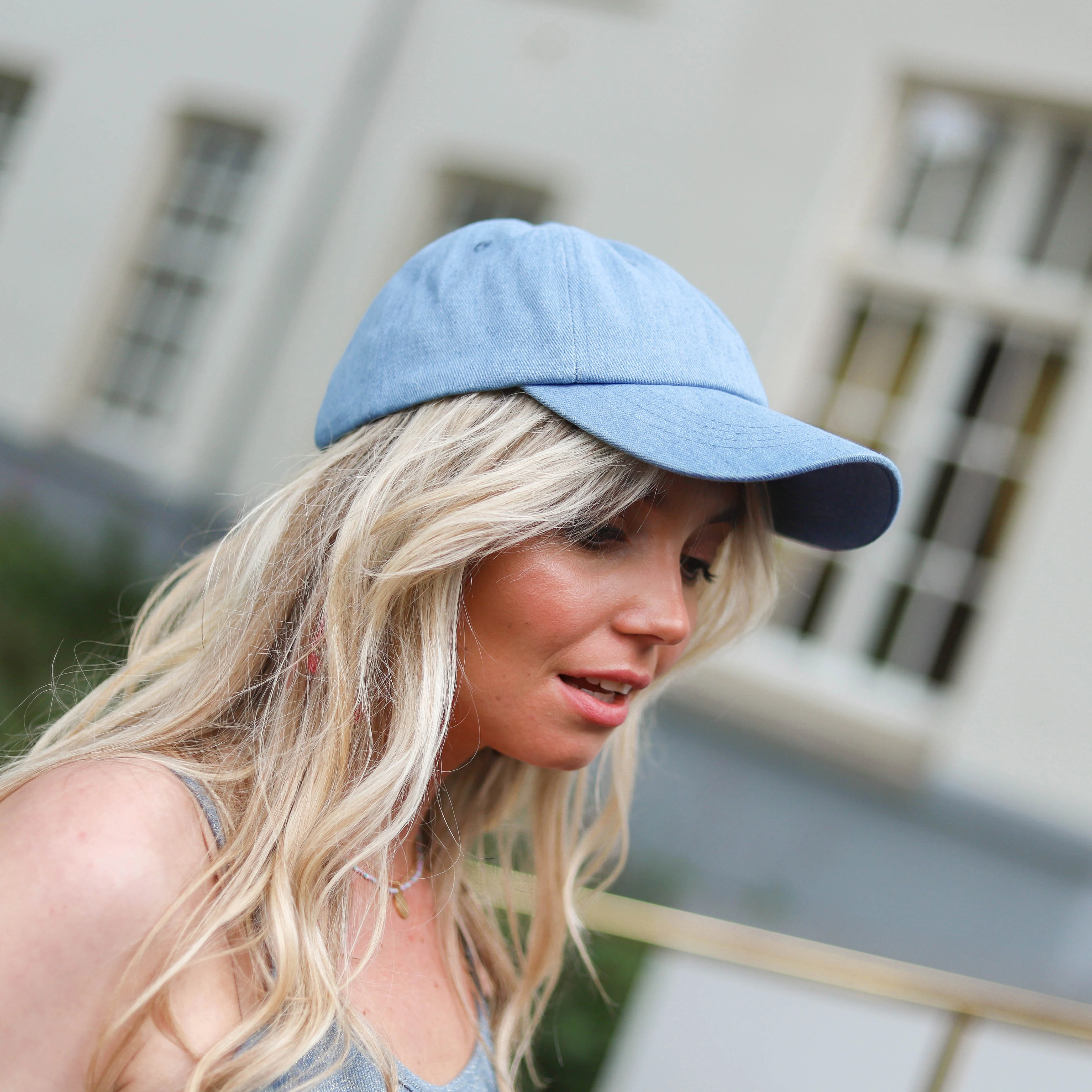 Joline denim cap light blue - Image 2
