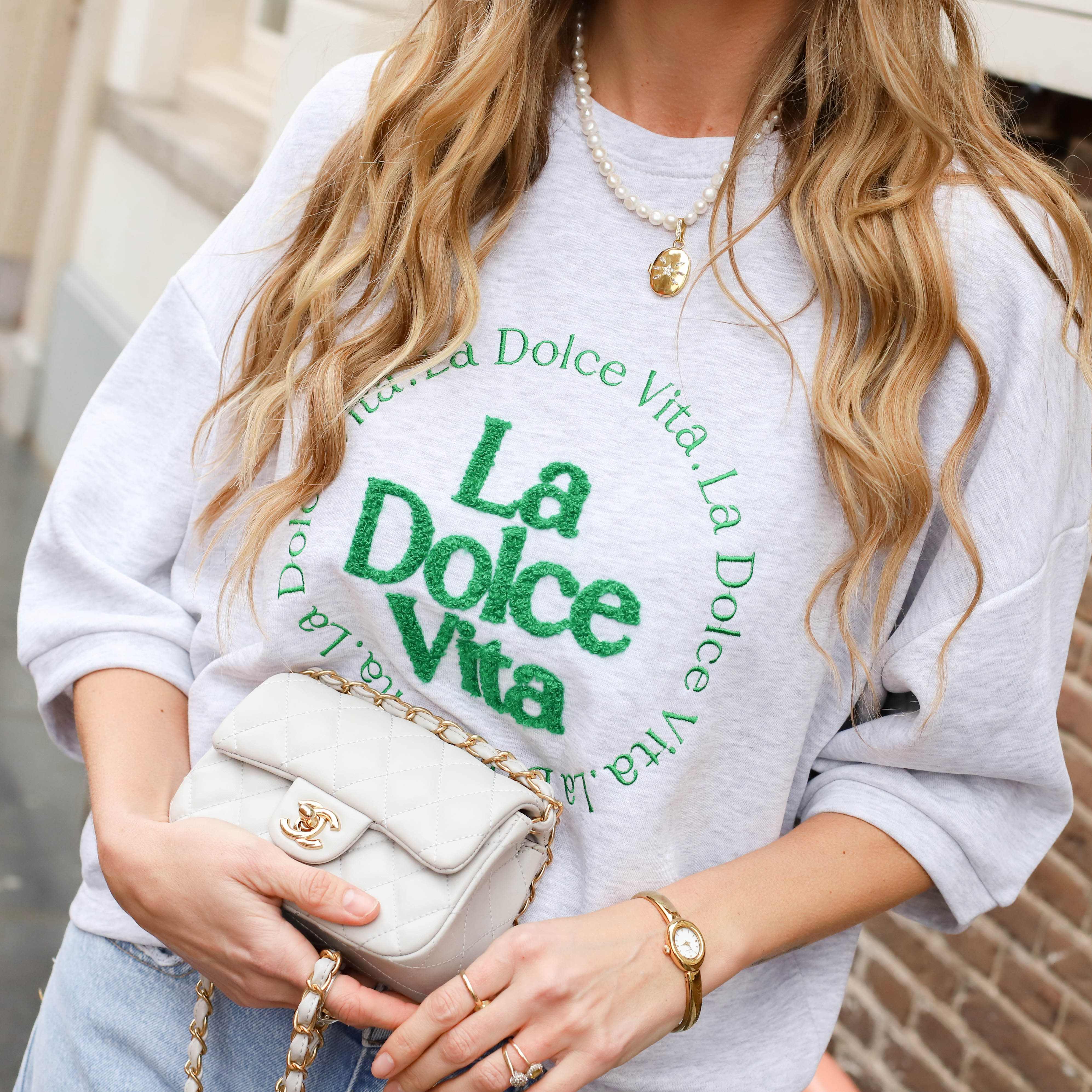 La Dolce Vita sweater grijs - Image 2