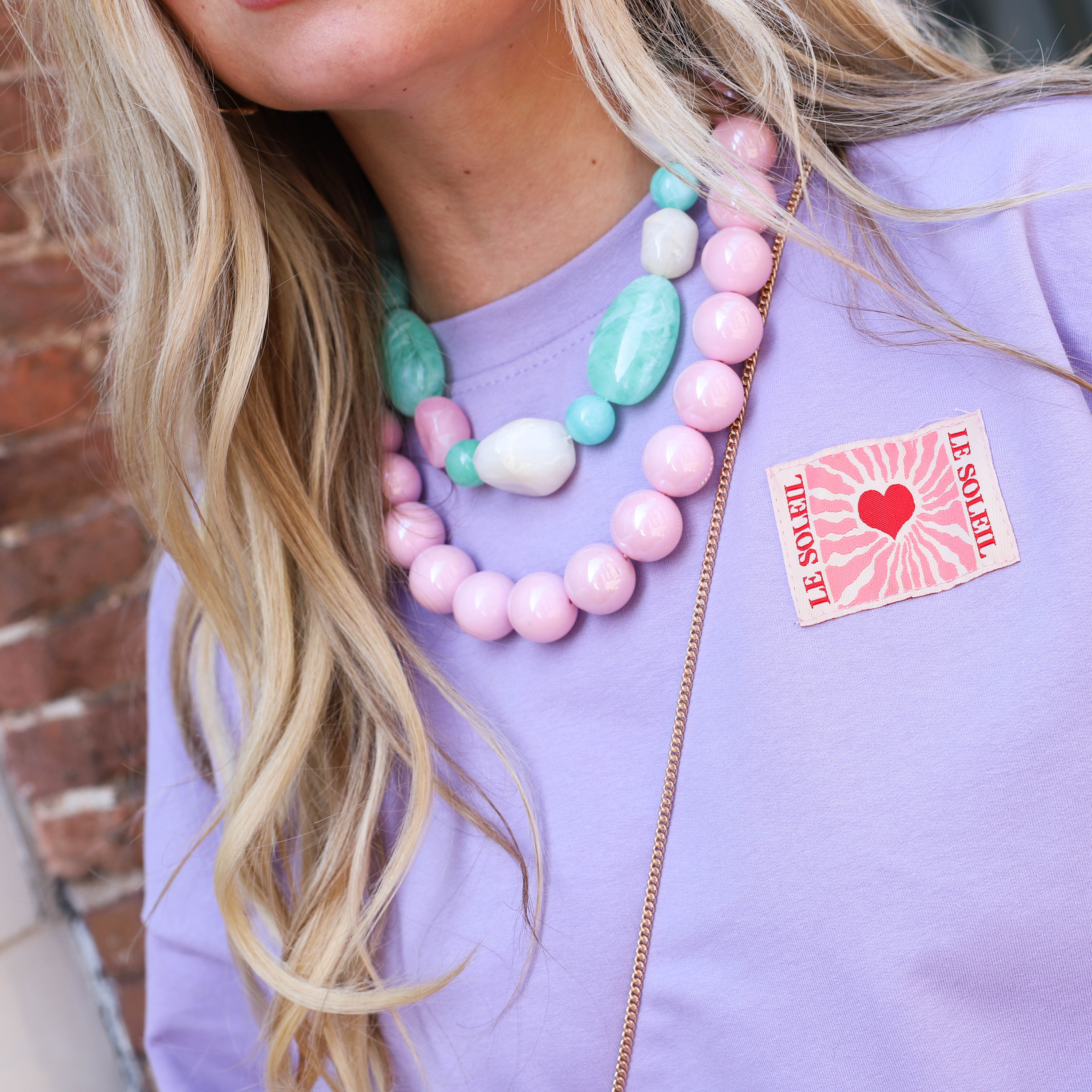 Soleil patch sweater lila - Image 11