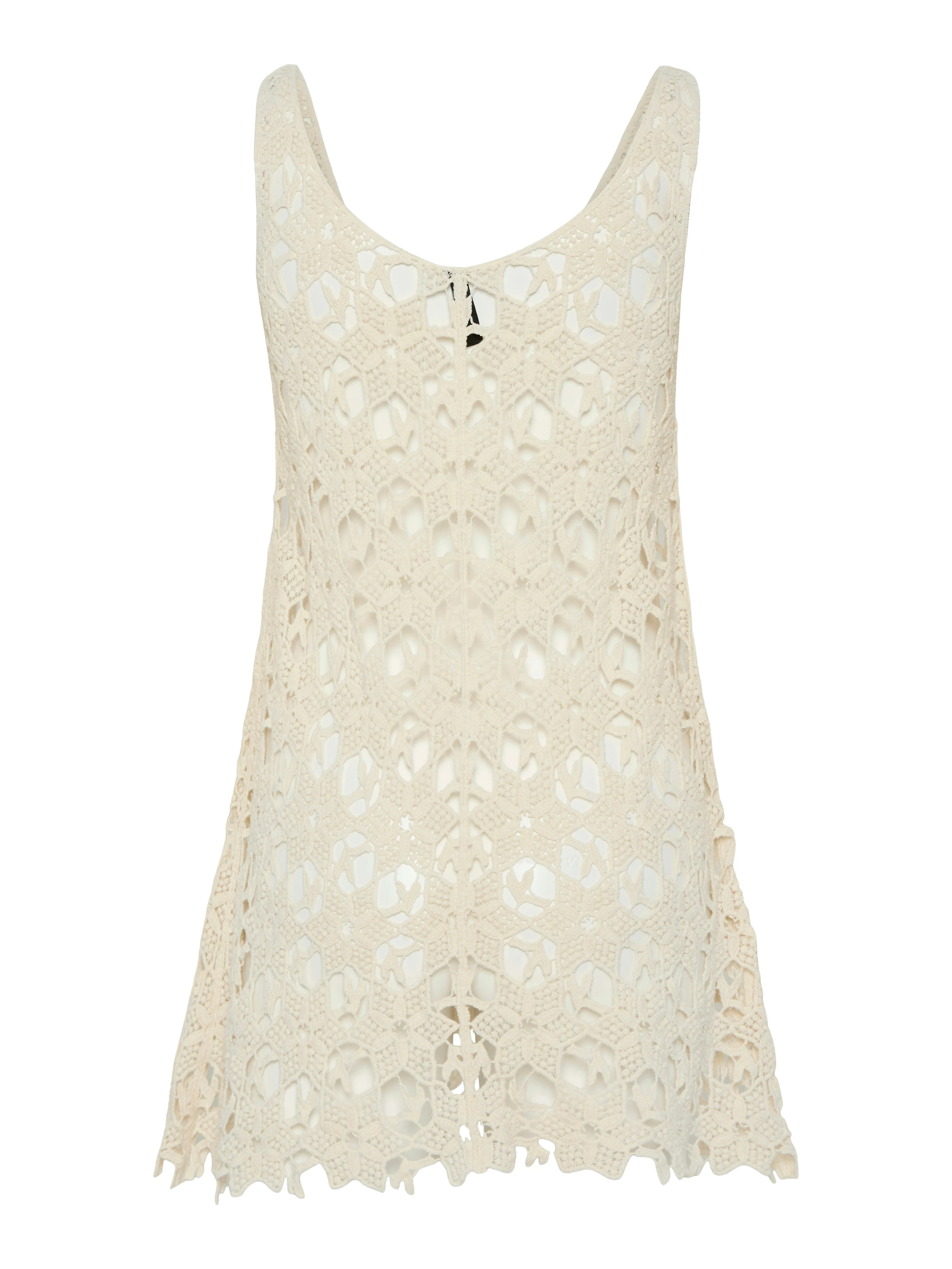 Lina crochet dress egret - Image 10