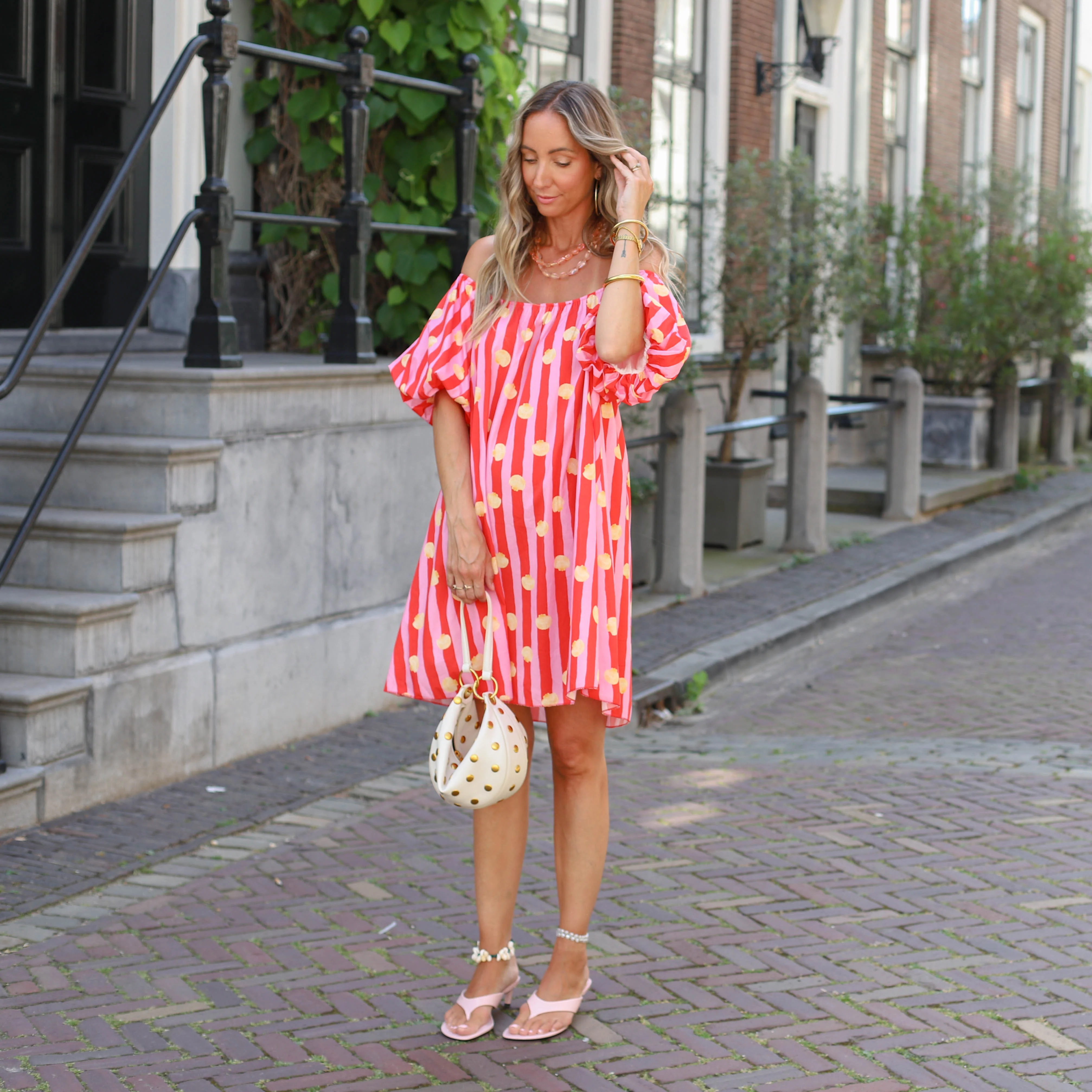Lot katoen jurk streep - Image 4