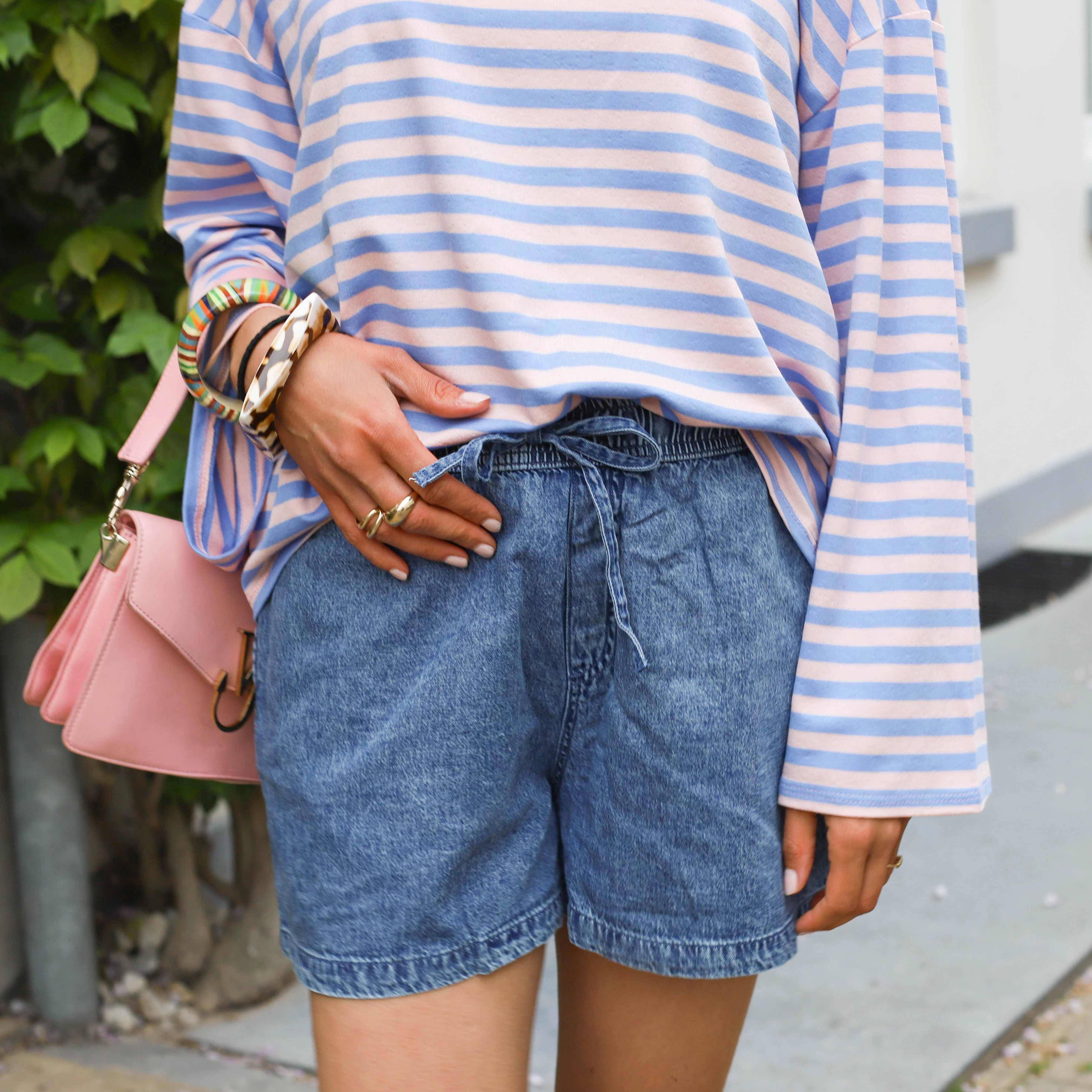 Noisy May Enza shorts medium blue - Image 2