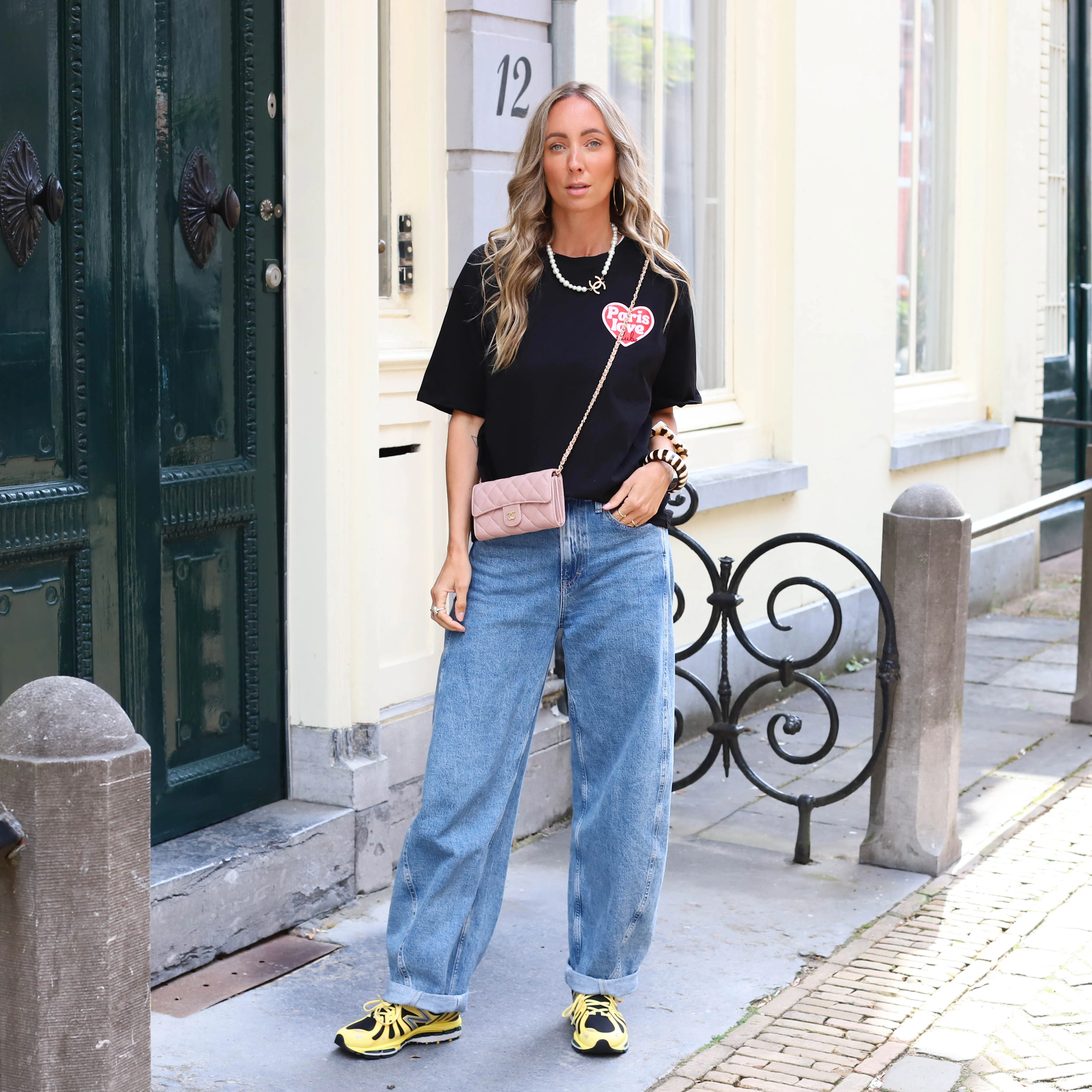 Paris love tee zwart - Image 3