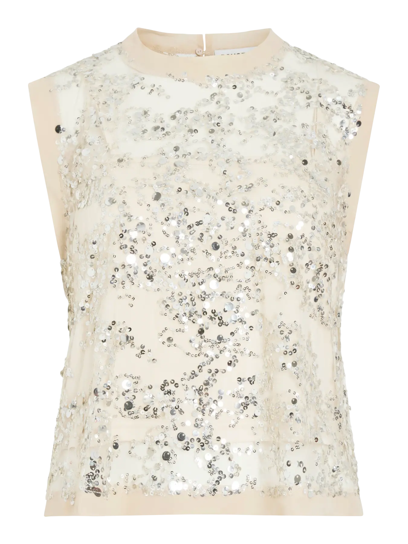 Rouge Edit Leona top silver