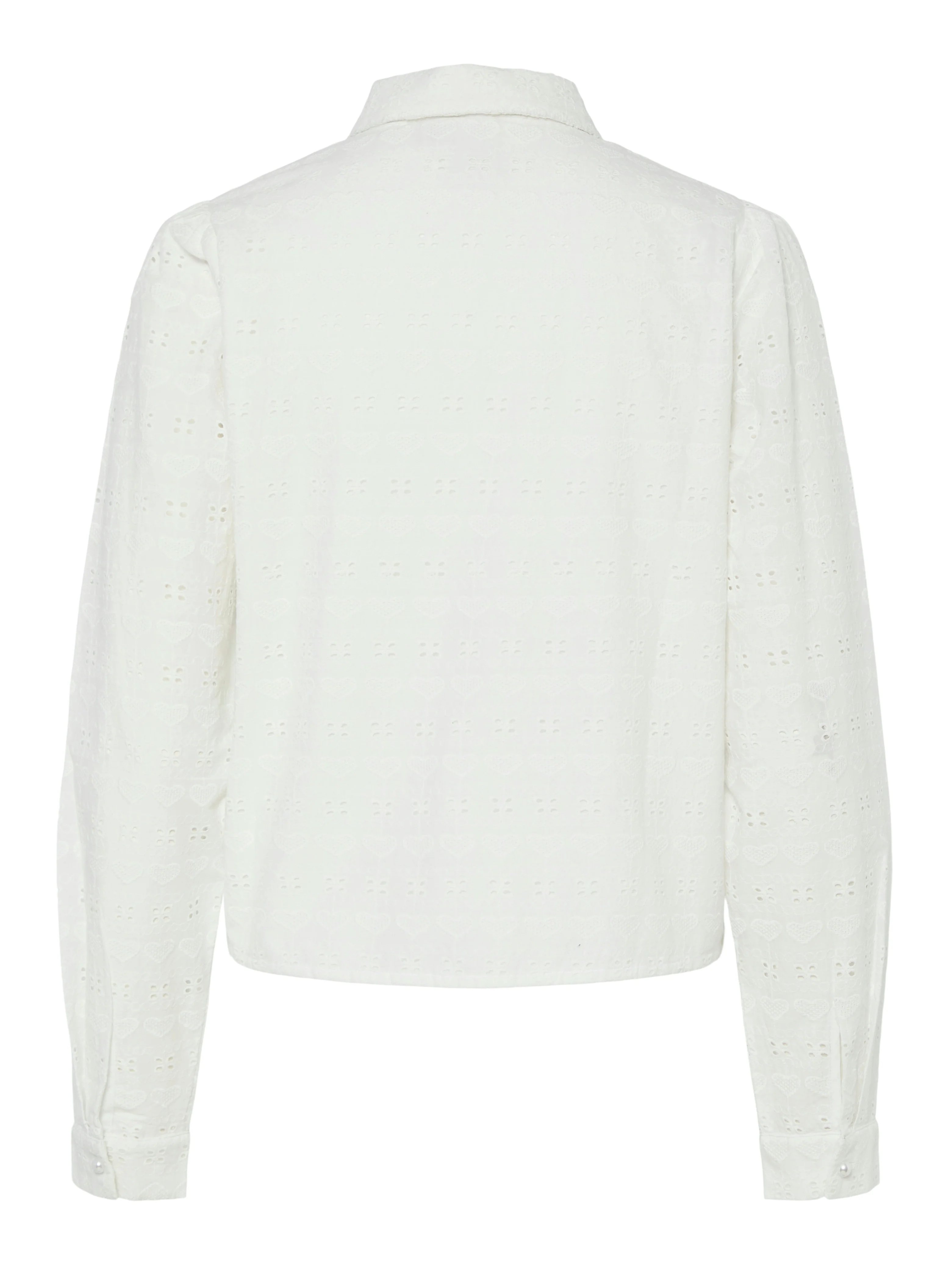 YAS Heartly tie shirt star white - Image 6