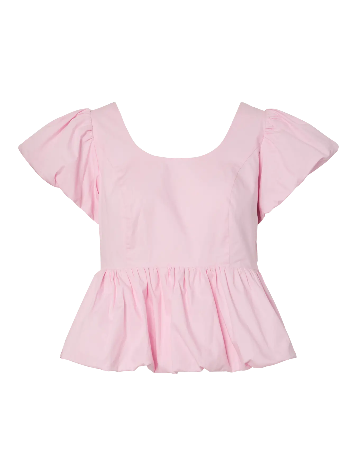 YAS Nille bubble top pink lady