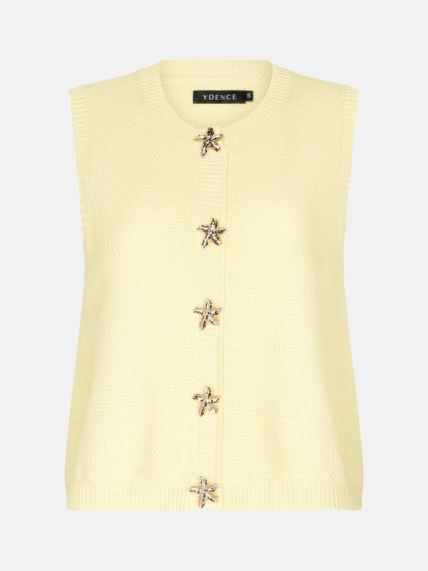 Ydence Knitted top Mona soft yellow